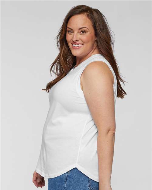 Women's Curvy Relaxed Fine Jersey Tank - 3892 9