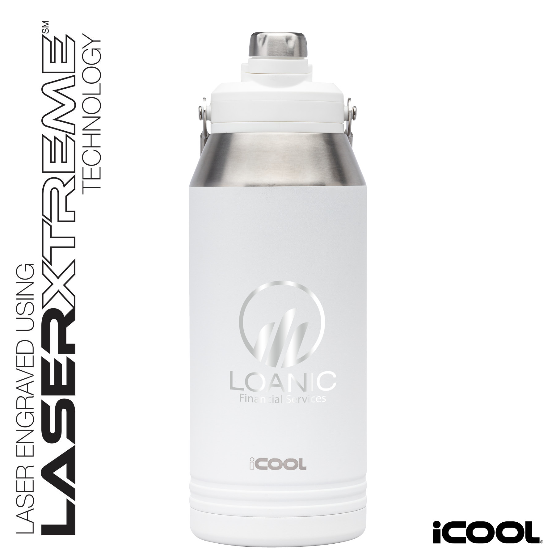 iCOOL® Lakewood 40 oz. Double Wall, Stainless Steel Bottle 17