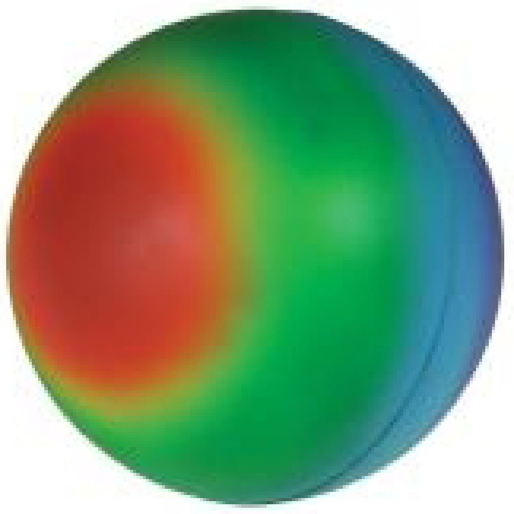 Round Ball Stress Reliever - Rainbow 1