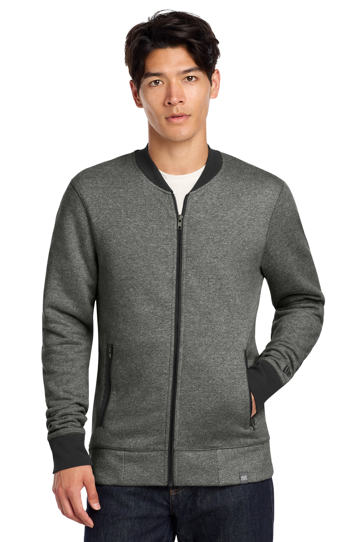 New Era French Terry Baseball Full-Zip. NEA503 27