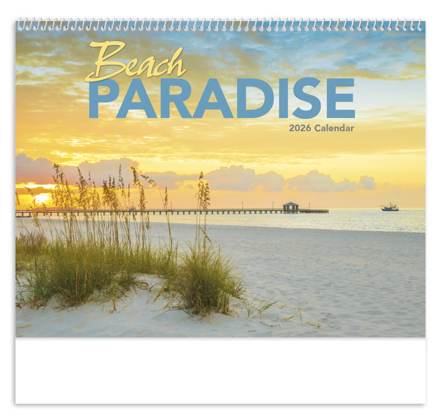 Good Value™ Beach Paradise - Spiral Calendar 13