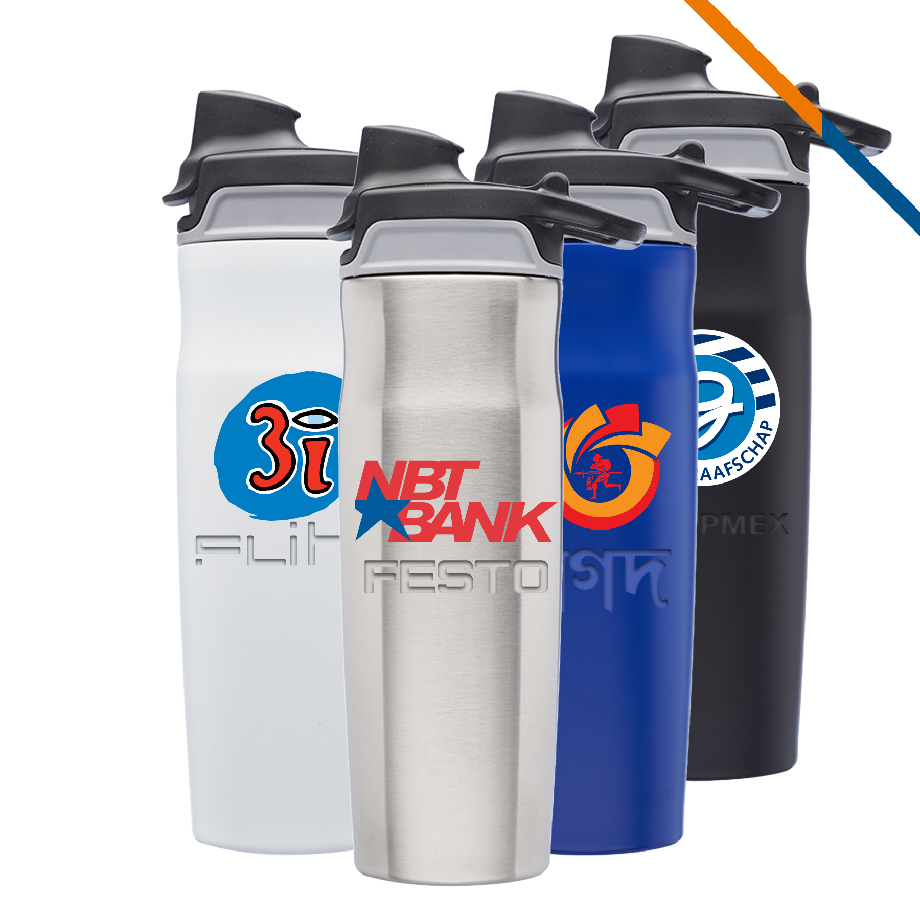 Laver Stainless Steel Water Bottle - 20 OZ. 2