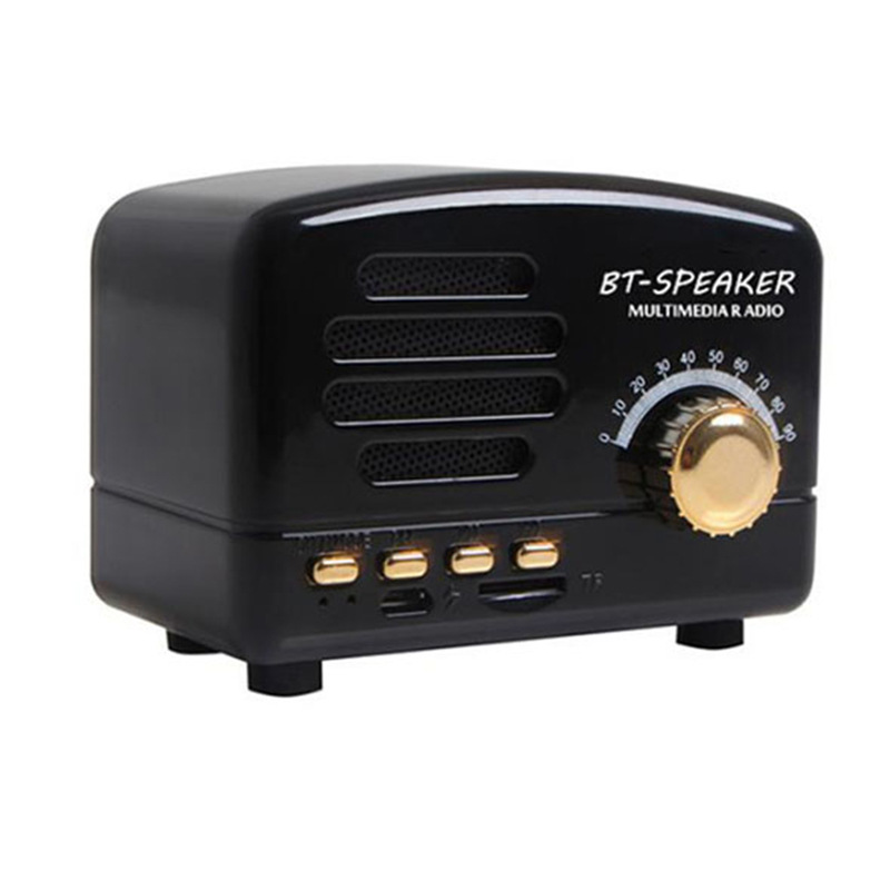 SonicWave Vintage Retro Bluetooth Speaker – Portable, Wireless & Rechargeable Music Player 3