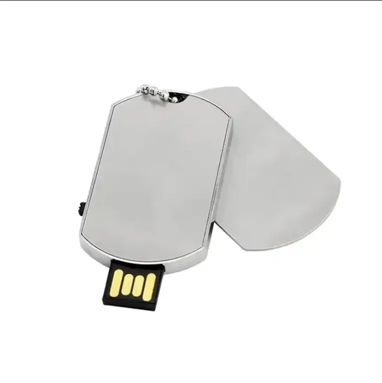 2 GB Dog Tag USB Flash Drive 3