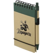 FSC® Mix 5" x 3" Recycled Jotter with Pen 50