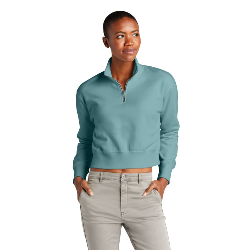 District Women's V.I.T. Fleece 1/2-Zip, custom hoodie or sweatshirt with logo imprint 22
