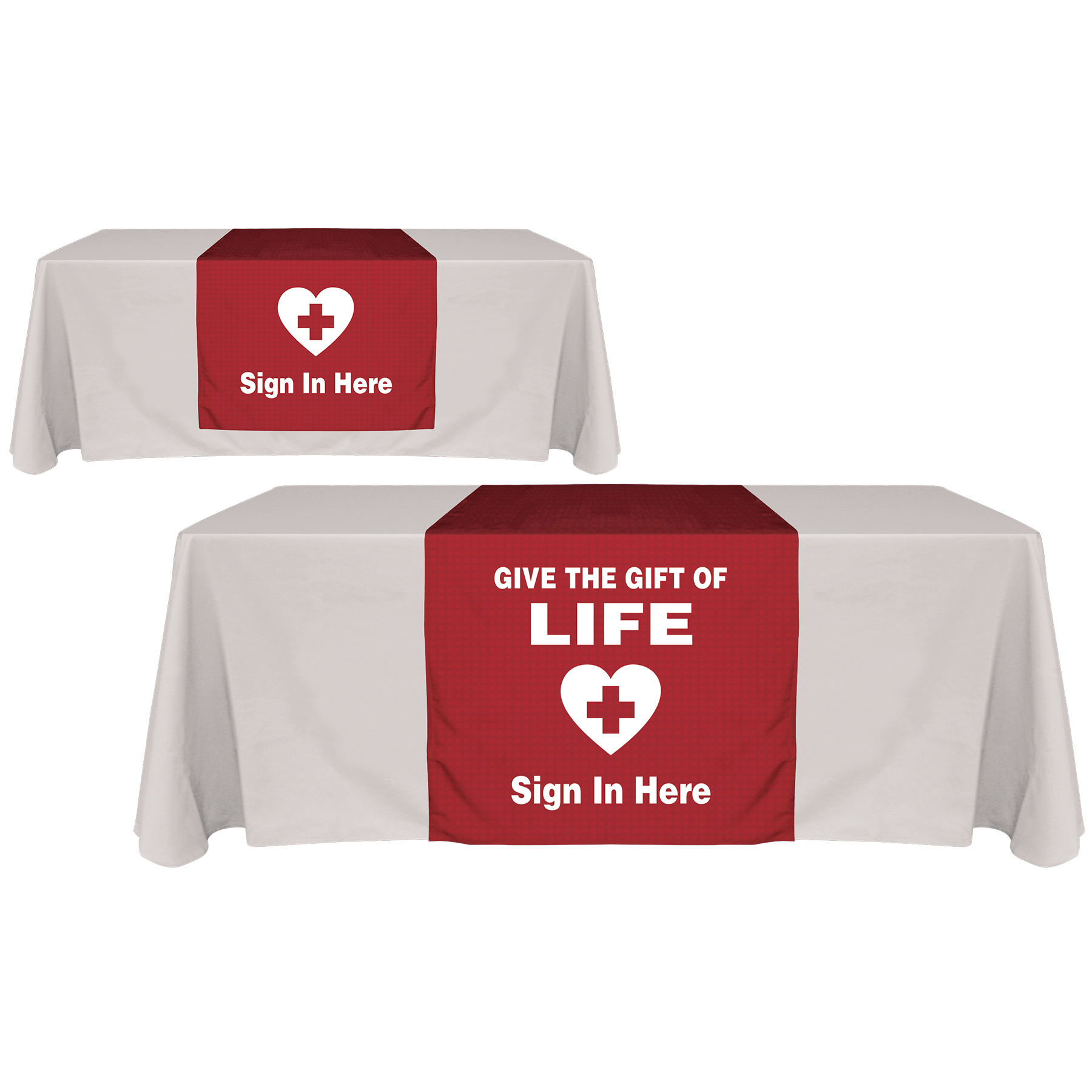 30" x 84" Digitally Printed Table Runners 10