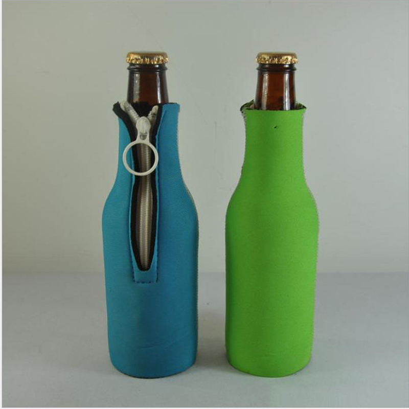 Neoprene Bottle Sleeve with Zipper 4