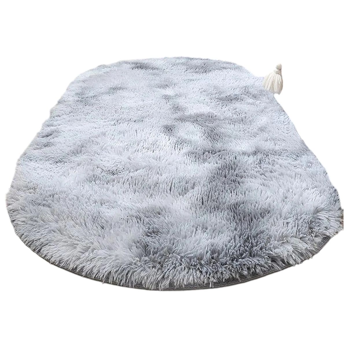 Embroidered Faux Fur Rug for Home Decor 21