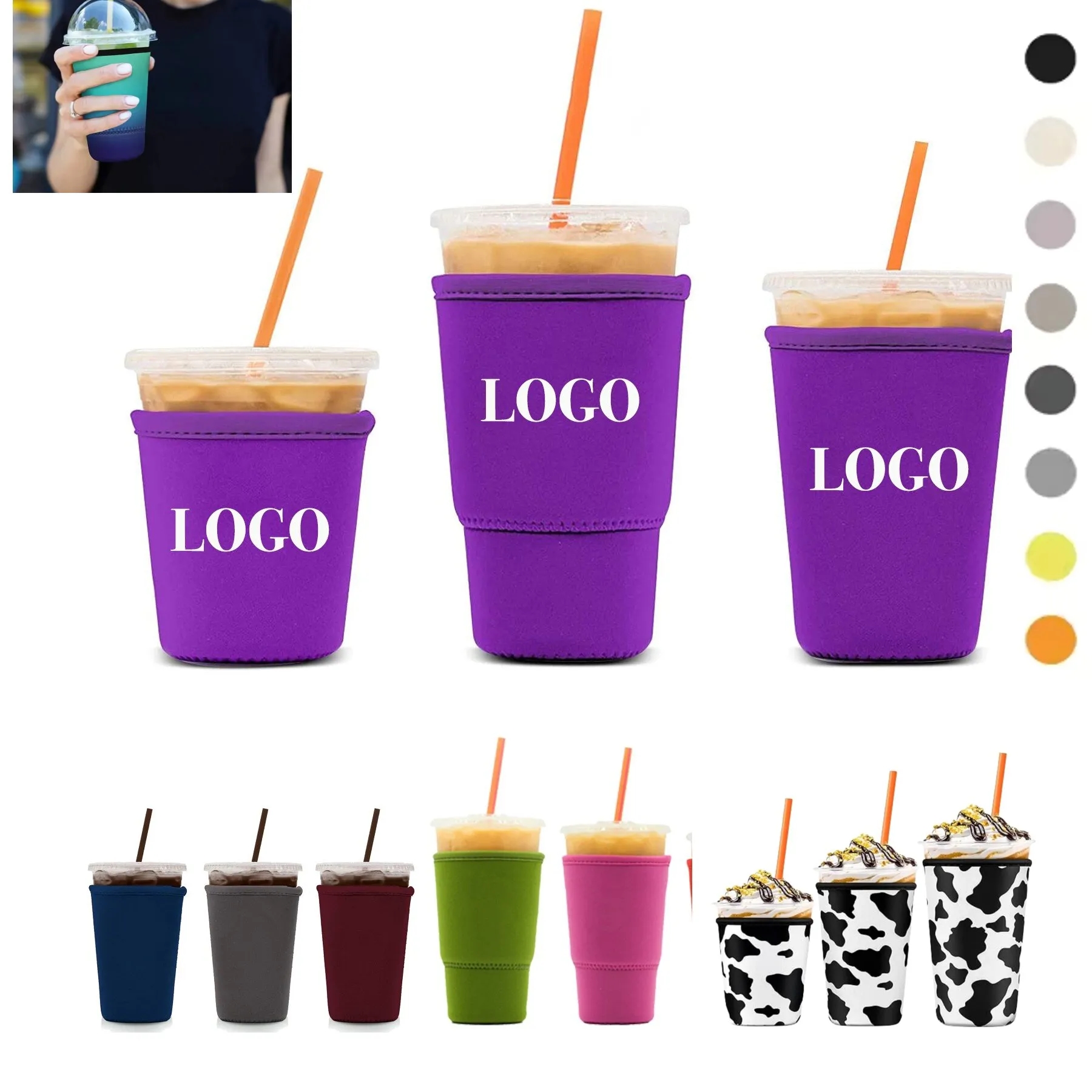 Full Color Neoprene Coffee Cup Sleeve 2
