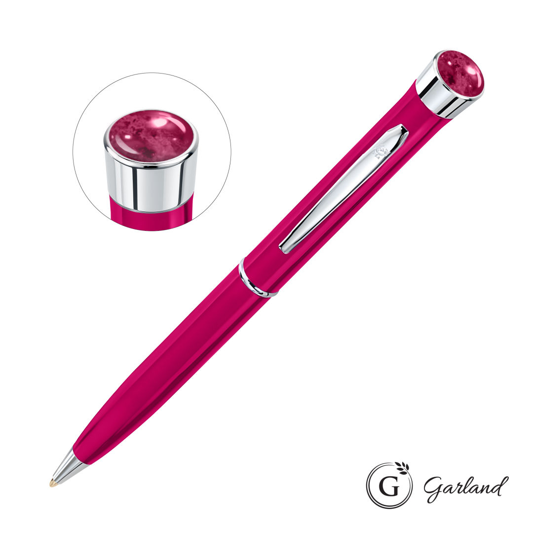 Garland® Color Aura Twist Ballpoint Pen - Chrome Accent 14