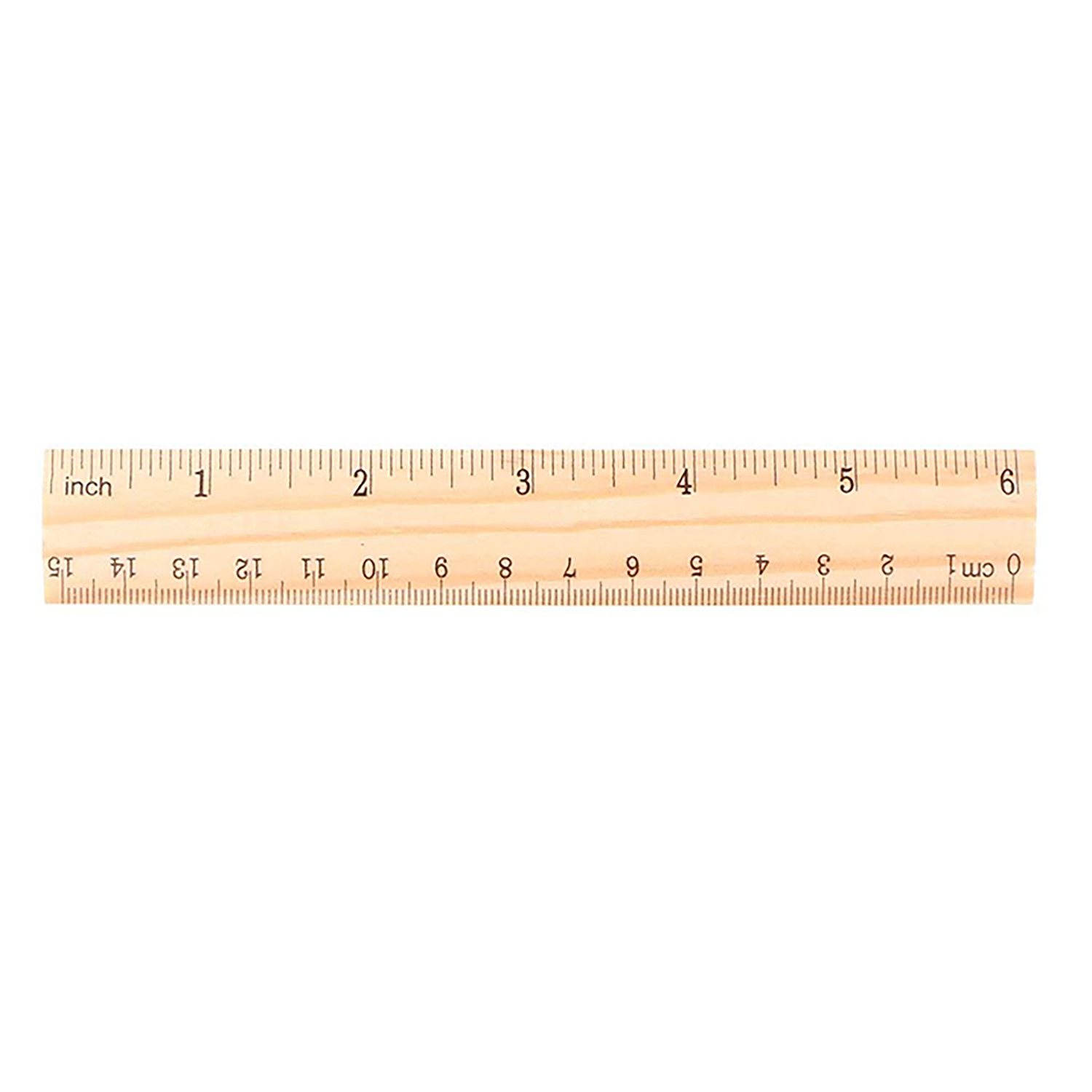 Pine Wood Double Scale Measuring Ruler 3