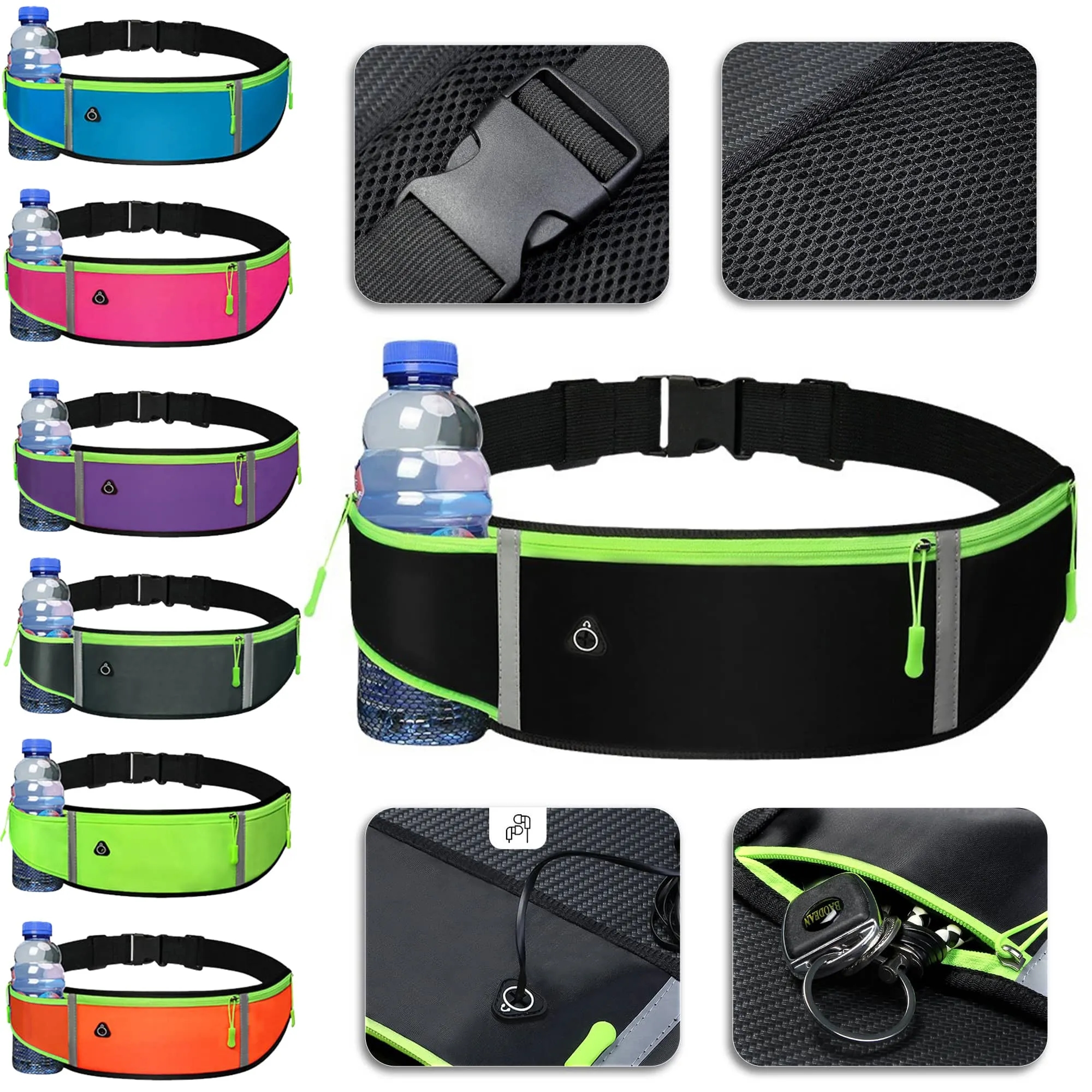 Waterproof Nylon Sports Waist Bag