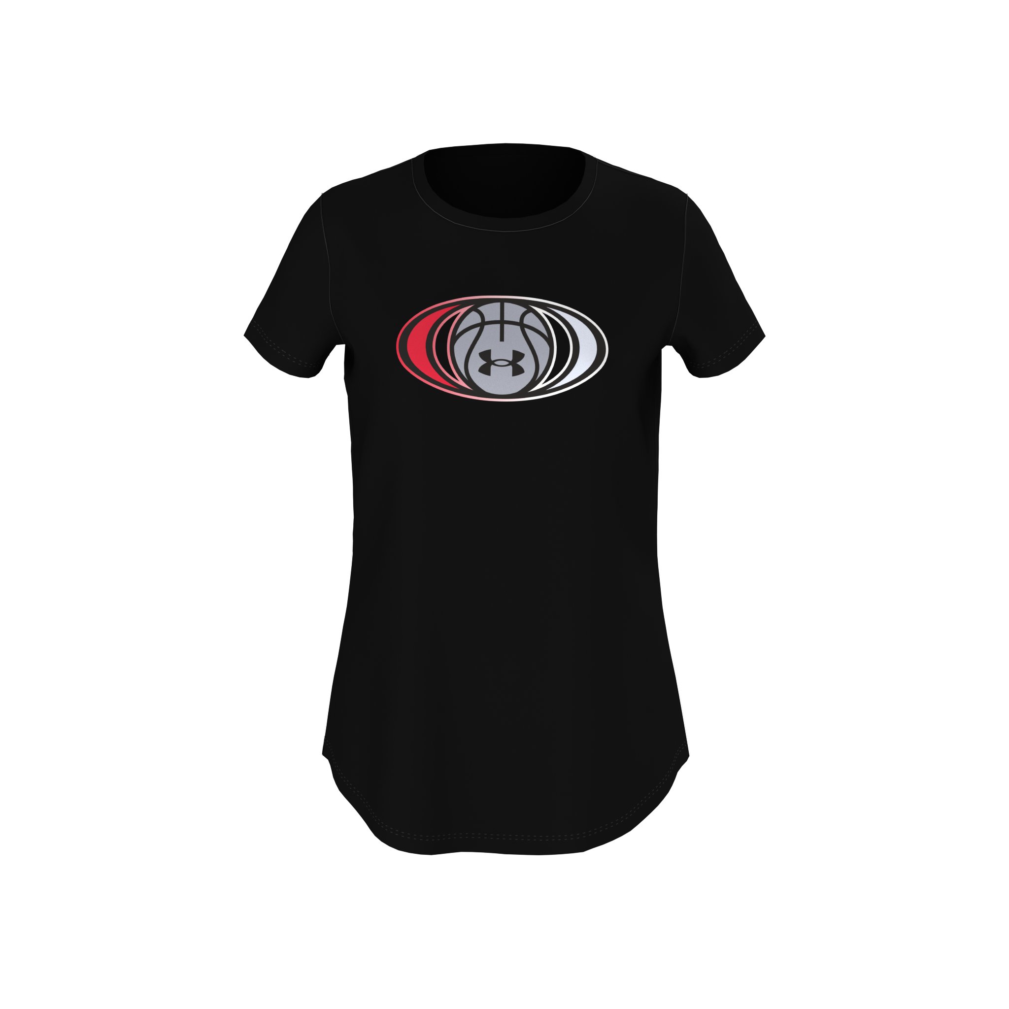 Girls' UA Basketball Logo Short Sleeve 1