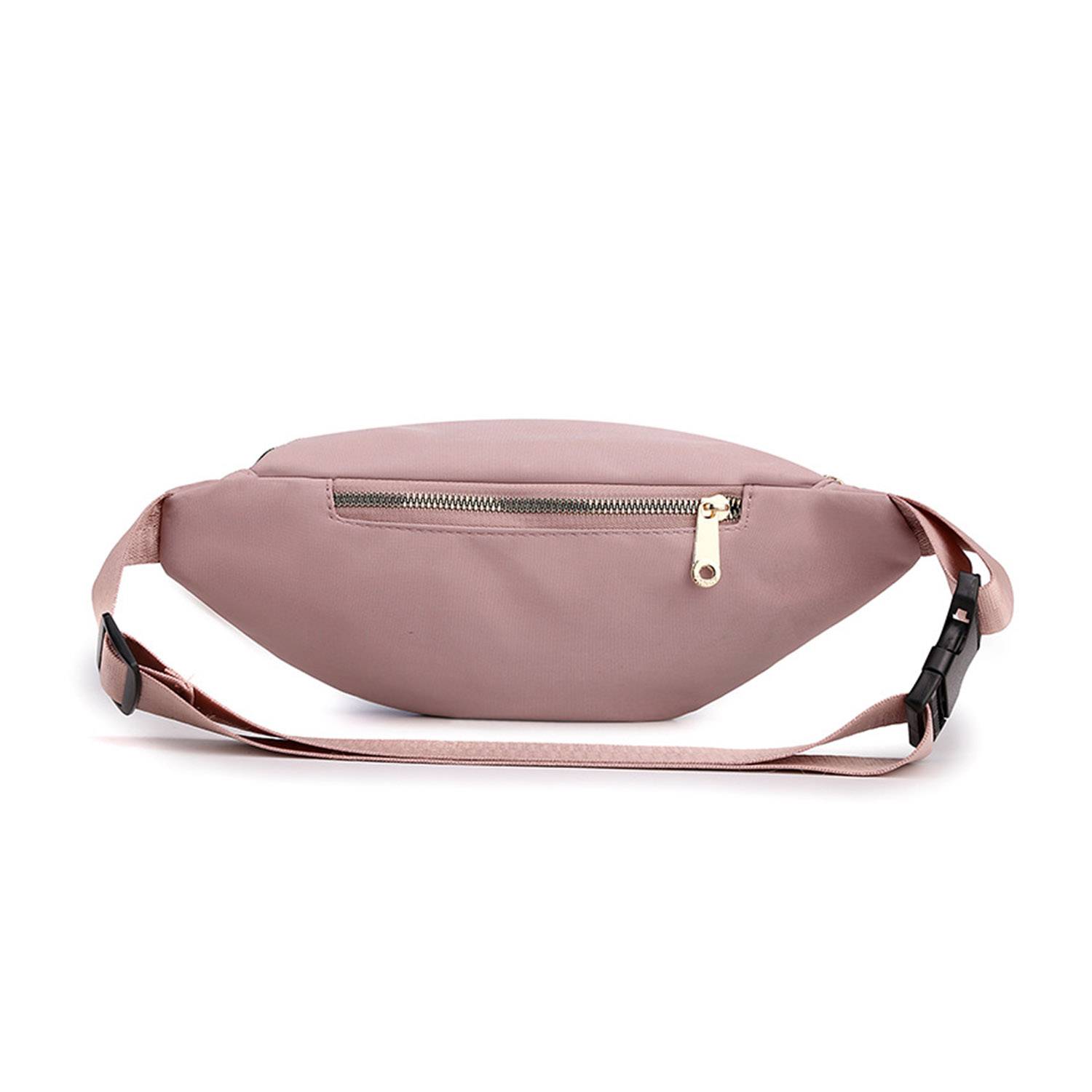 Oxford Sling Bag Double Zippers Fanny Pack 4