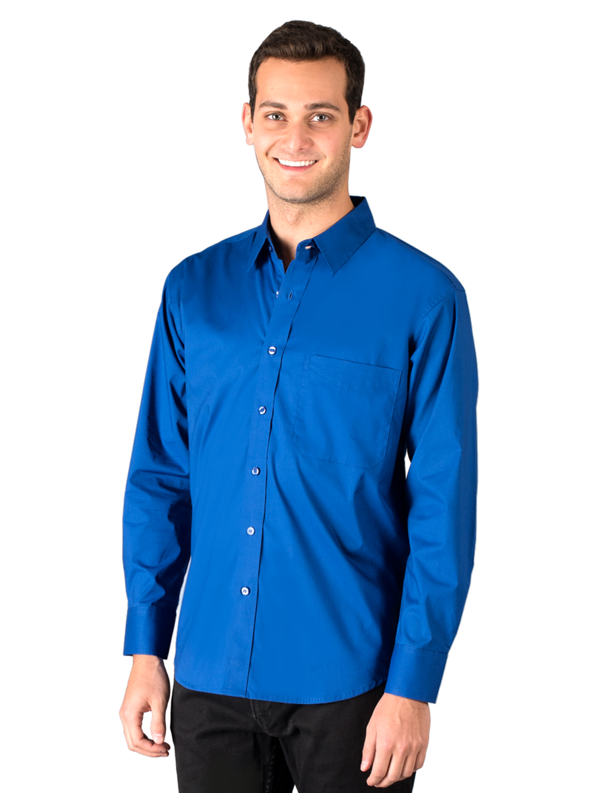 Blue Generation - Men's 1-Pocket Superblend Untucked Shirt 2