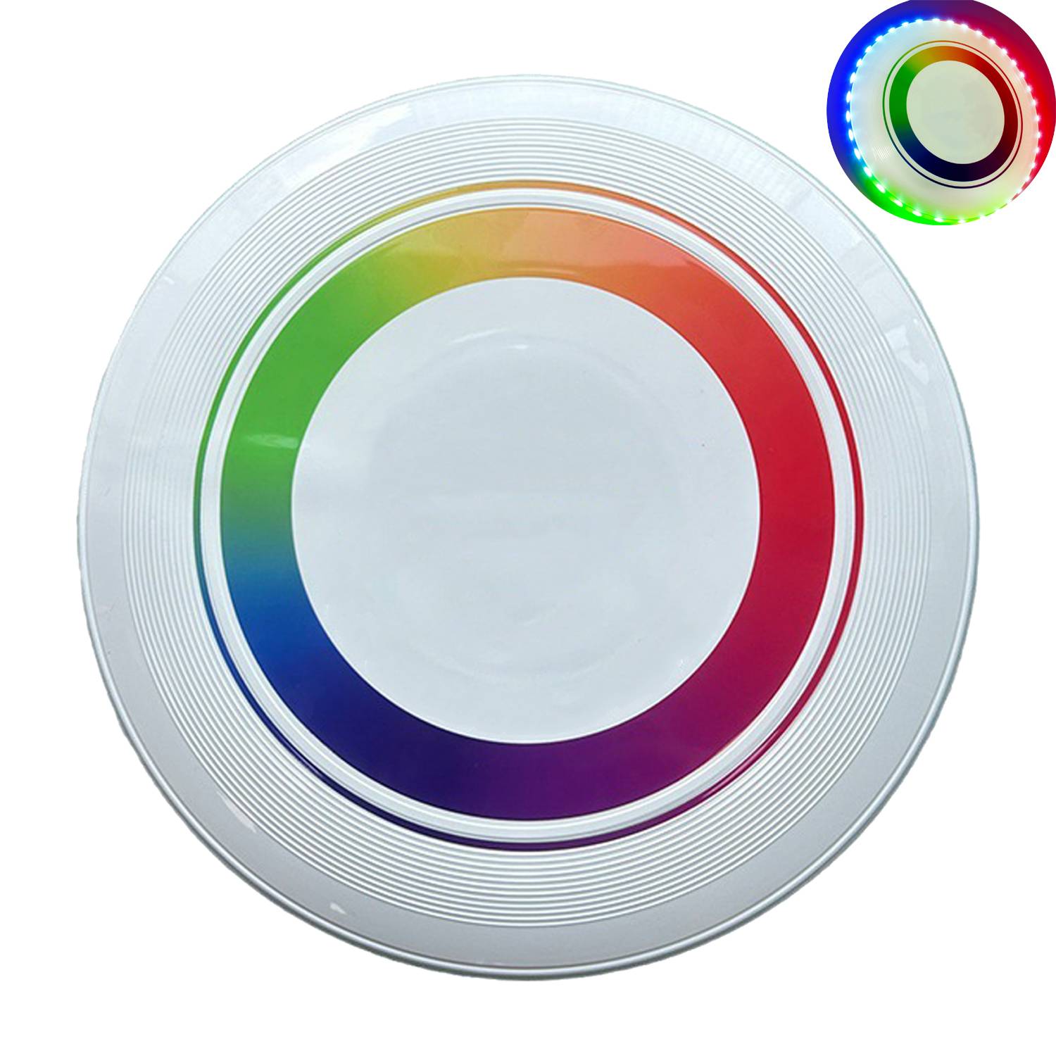 Adjustable Rechargeable LED Light Up Flying Disc 8