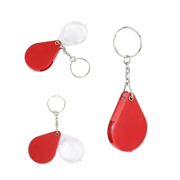 Foldable ABS Magnifier with Keychain 4
