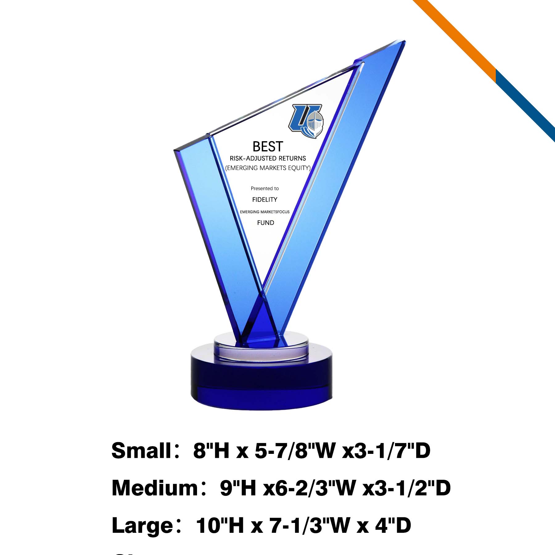 Ruglas Pointed Blue Award 2