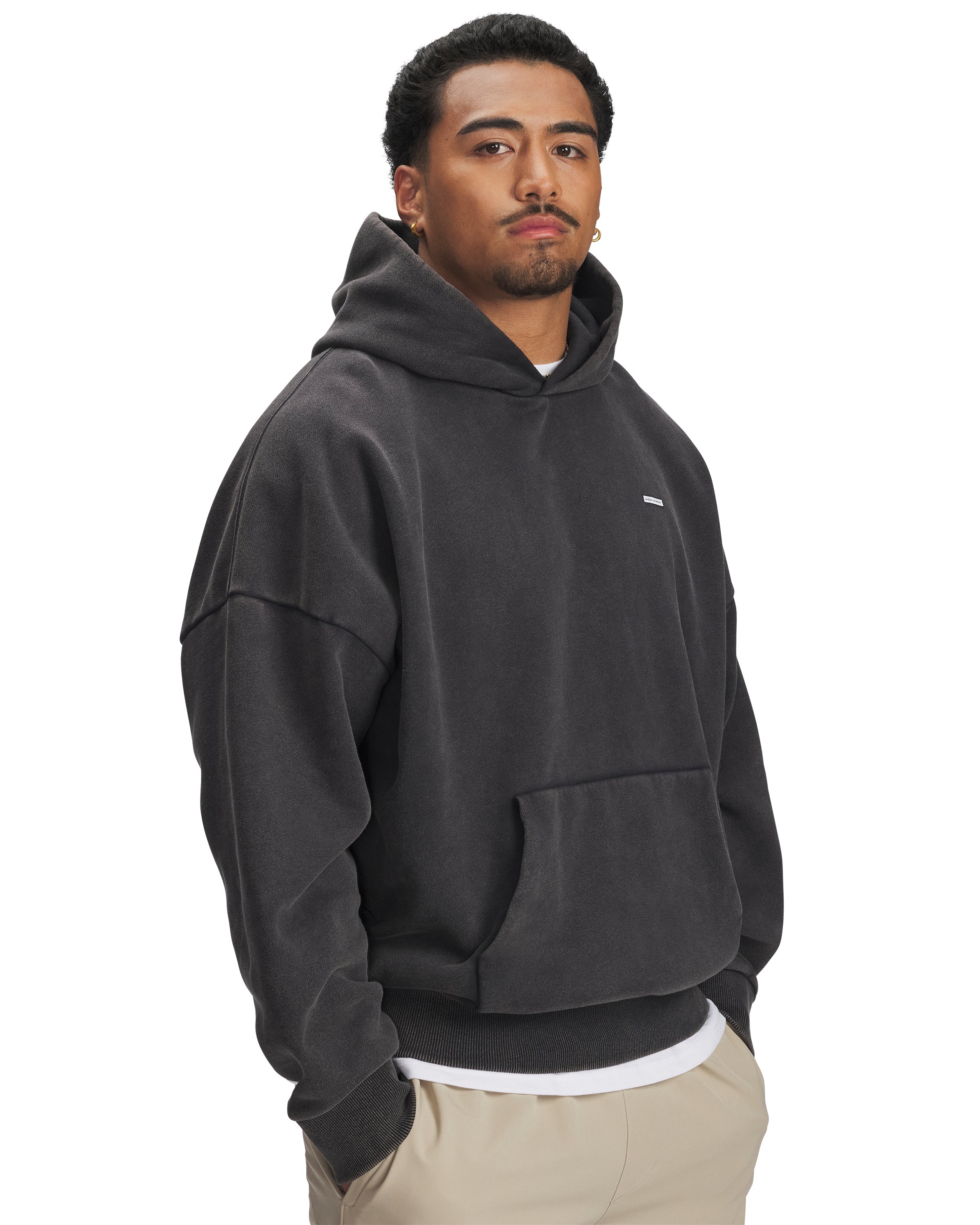 UA Icon Heavyweight Fleece Wash Men's Oversized Hoodie 4