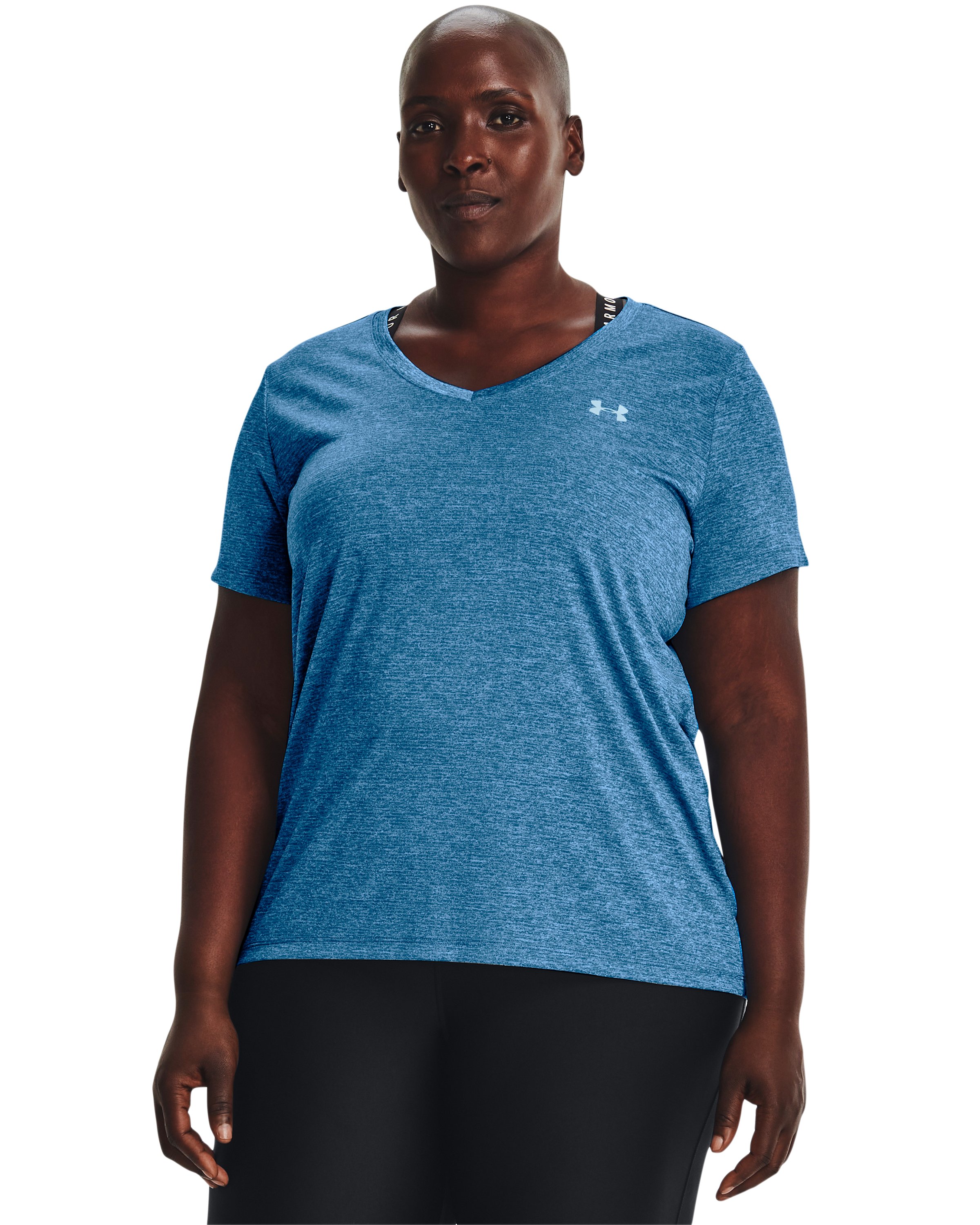 UA Tech Twist Women's V-Neck Short Sleeve 17