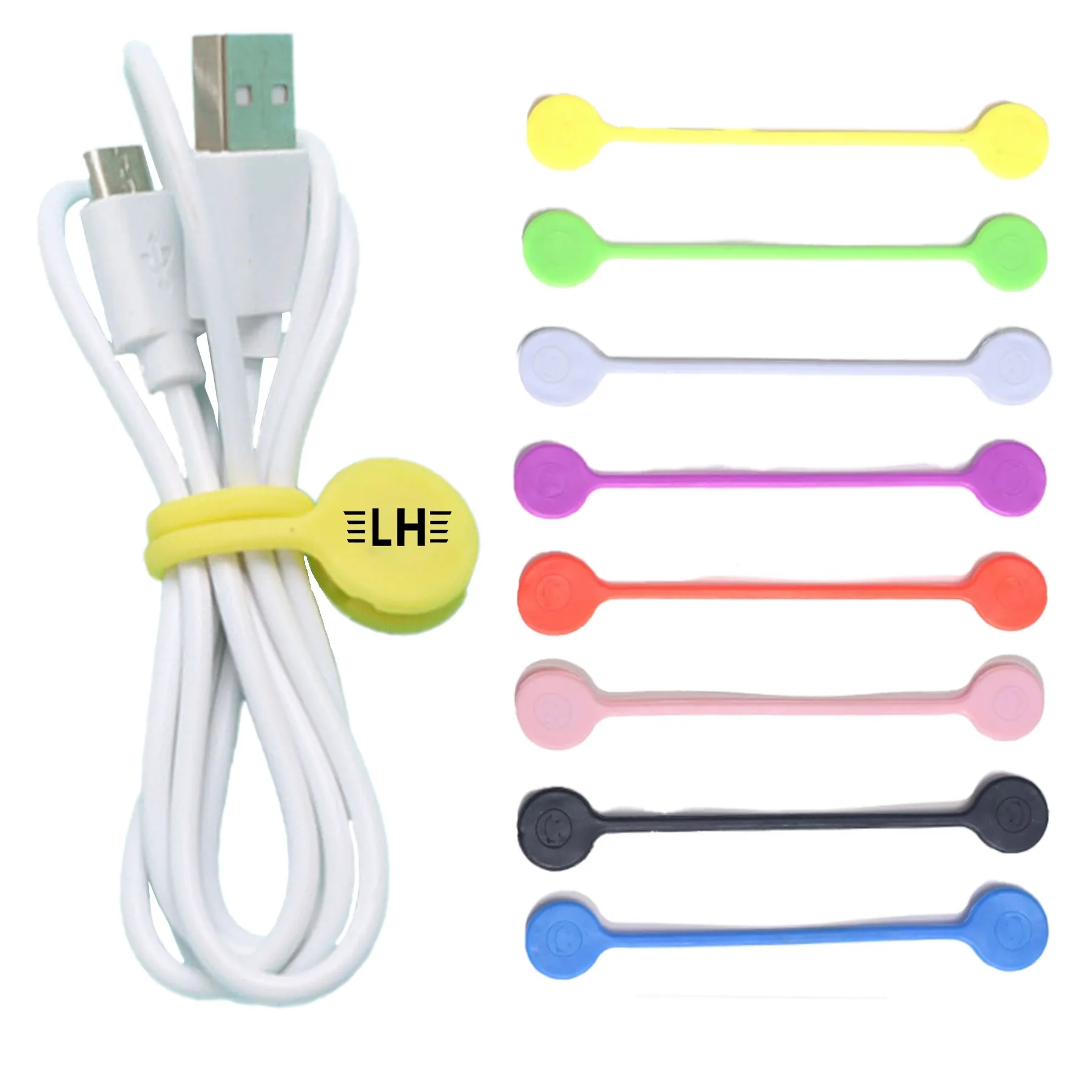 Magnetic Silicone Cable Tie 1