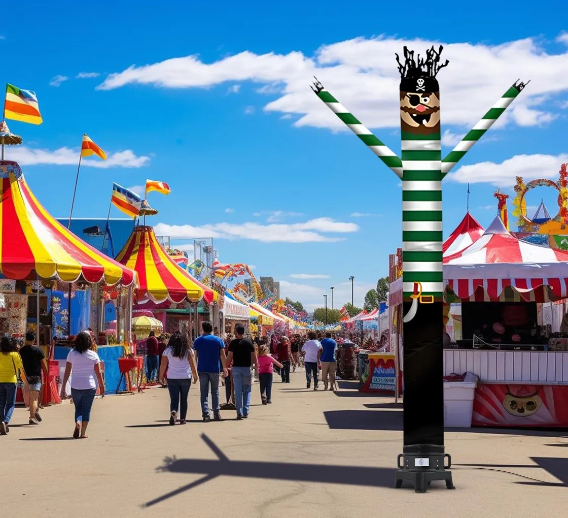 Pirate Inflatable Tube Man with Blower 6