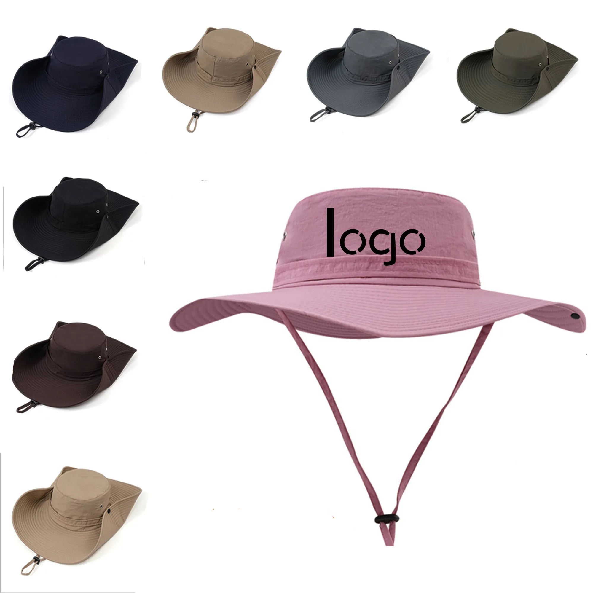 Quick Dry Waterproof Wide Brimmed Sun Hat 5