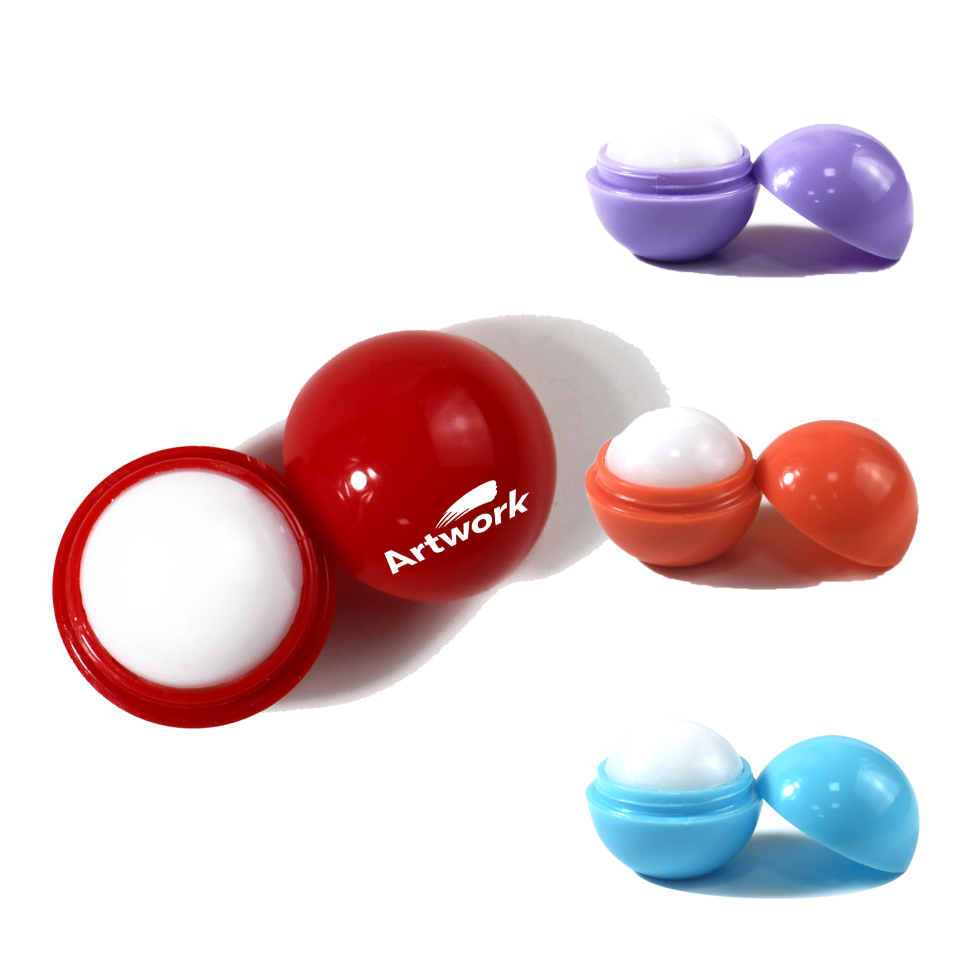 Color Customized Ball Lip Balm 1