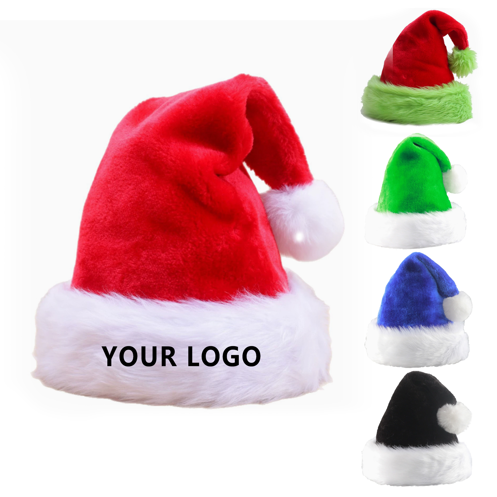 Custom Plush Santa Hat 1
