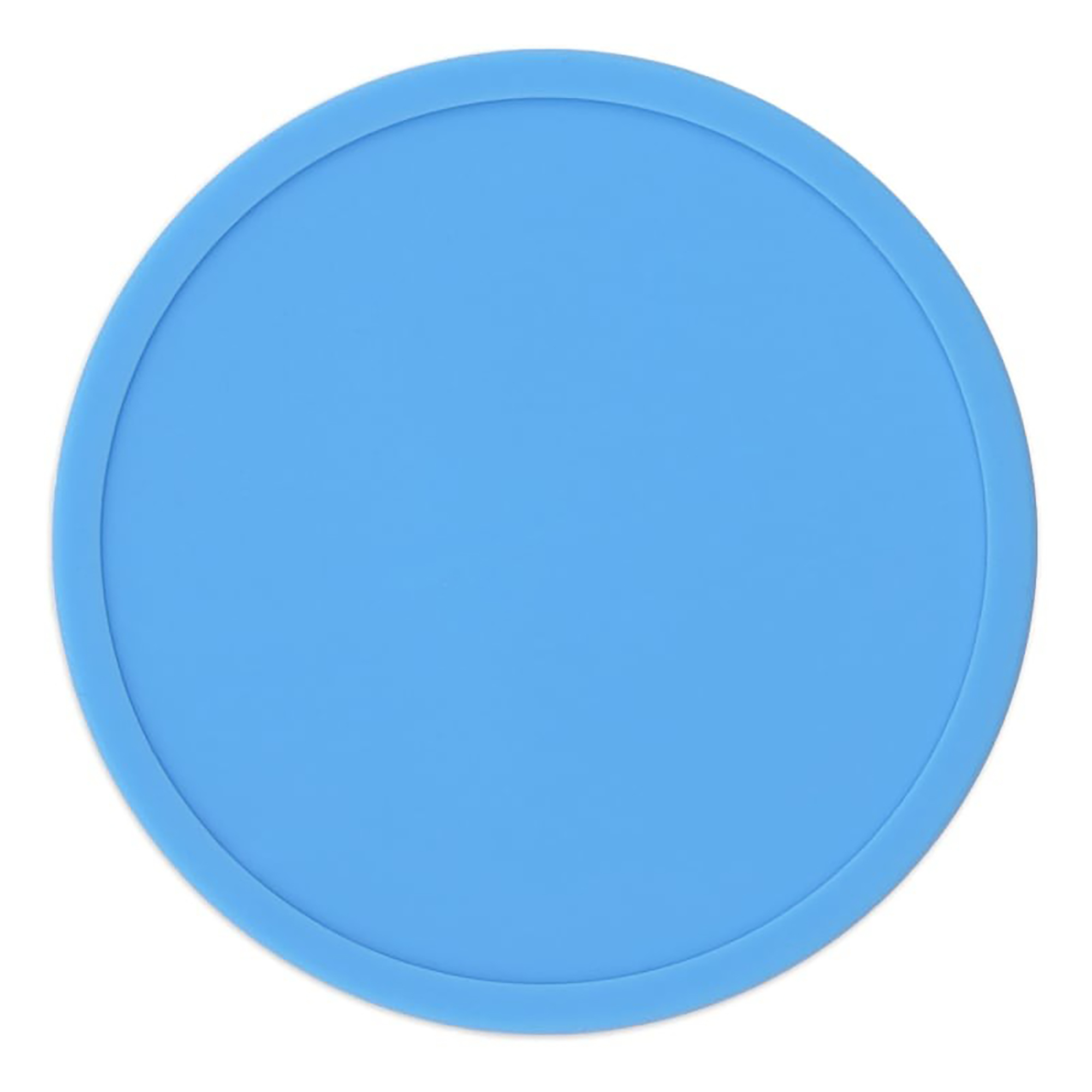 Round Silicone Coaster With Spill-Resistant Ring Cup 8