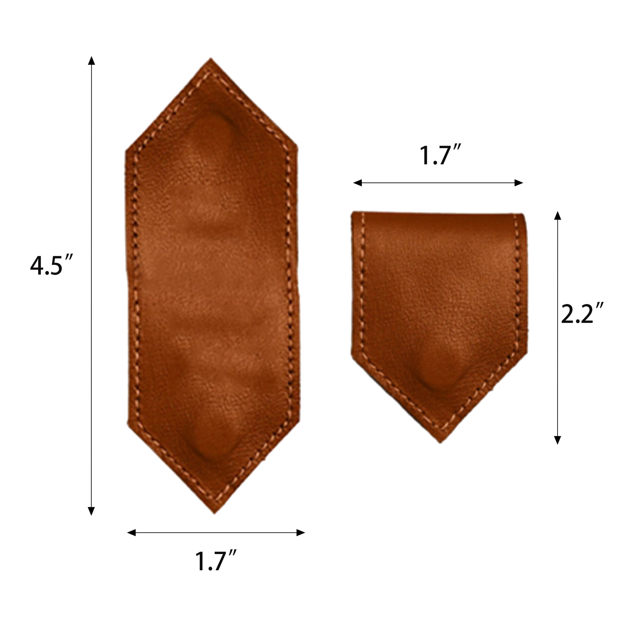 PU Leather Portable Magnetic Bookmarks 2