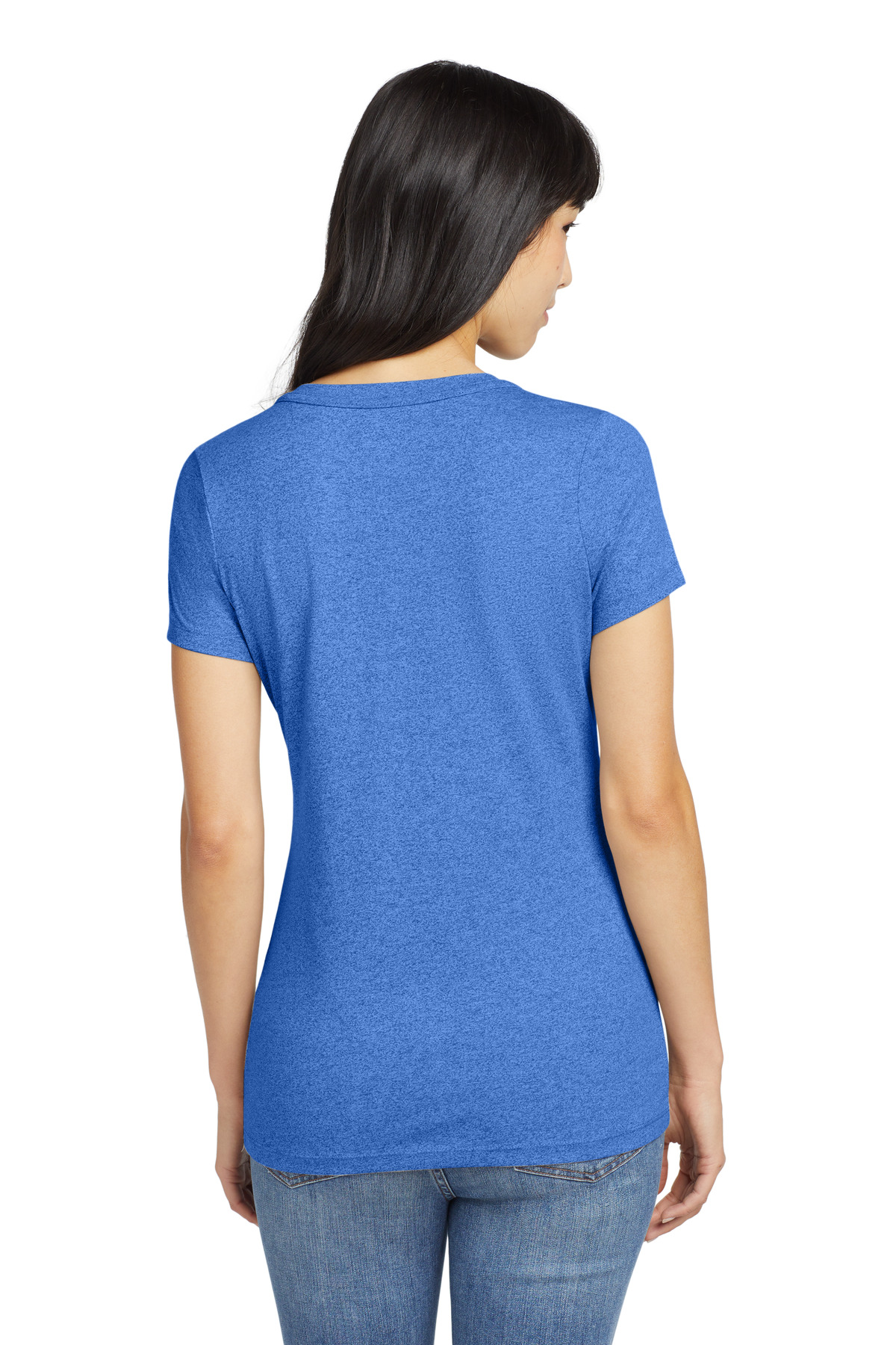 New Era Women's Heritage Blend V-Neck Tee. LNEA101 23