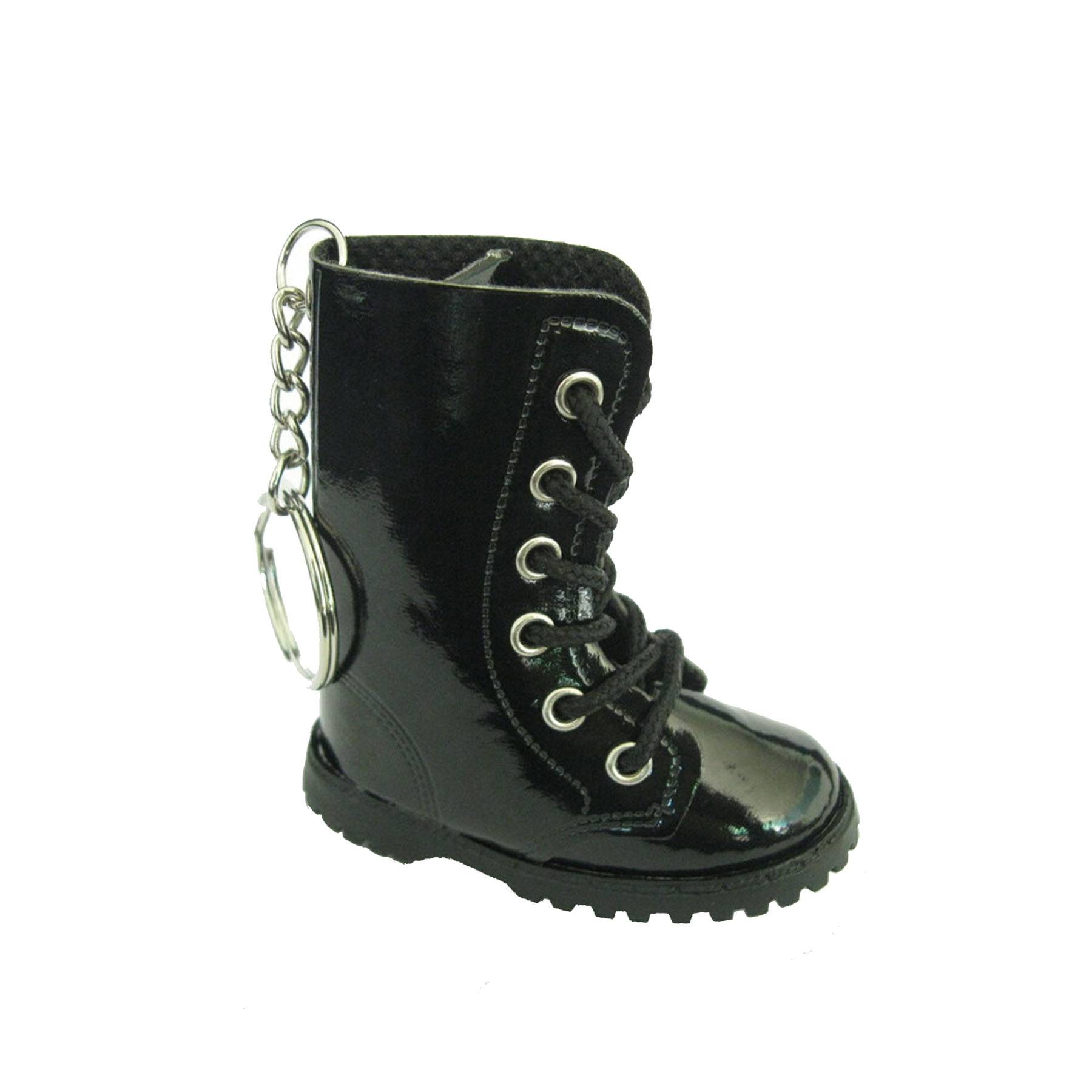 PU Leather boot keychain 4