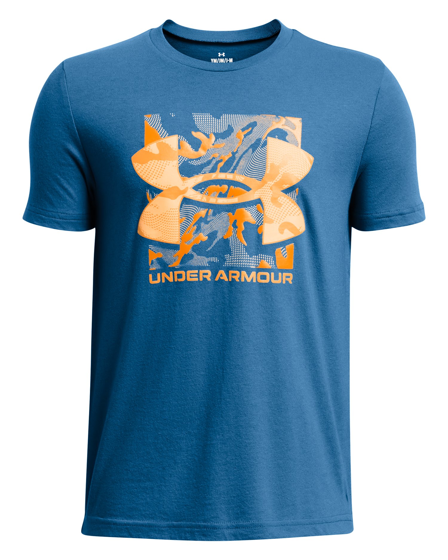 UA Box Logo Camo Boys' Short Sleeve T-Shirt 17