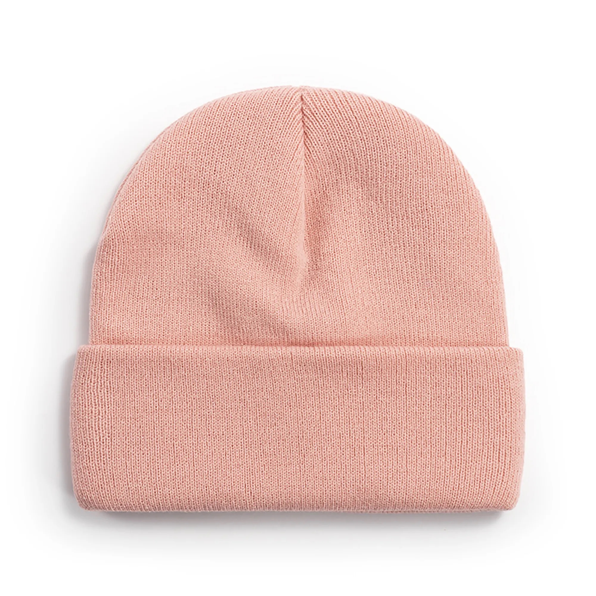 Acrylic Winter Knitted Beanie Hat MOQ 50PCS 6