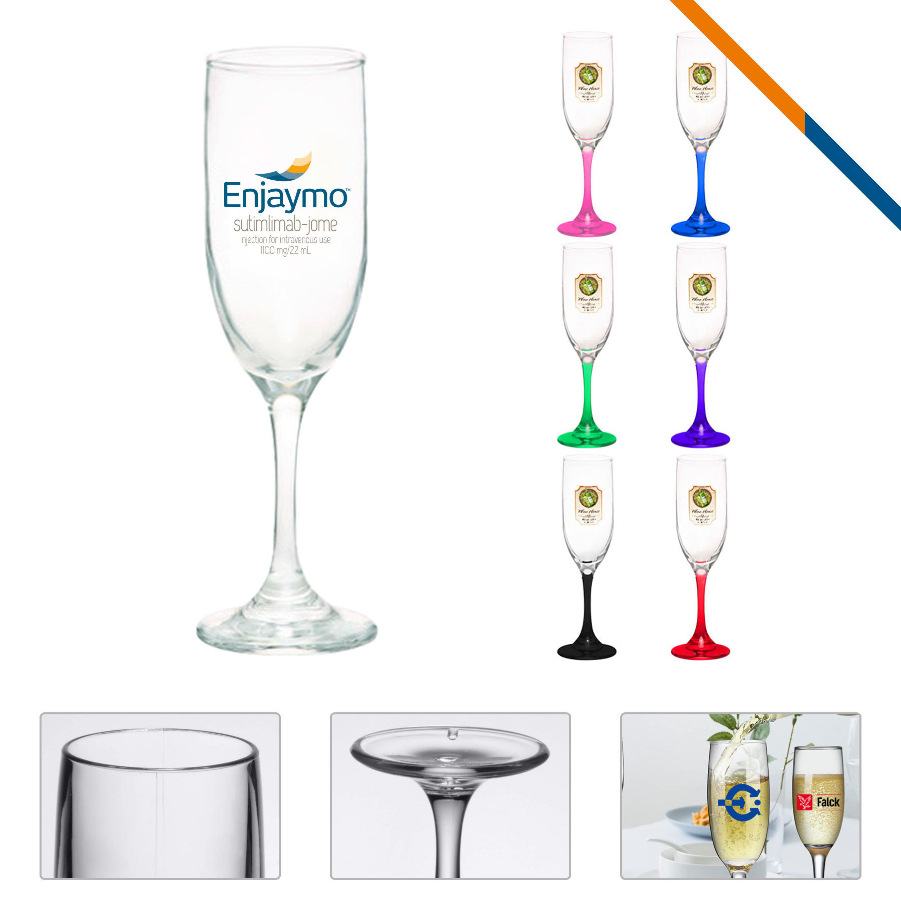 Neal Champagne Flutes 15