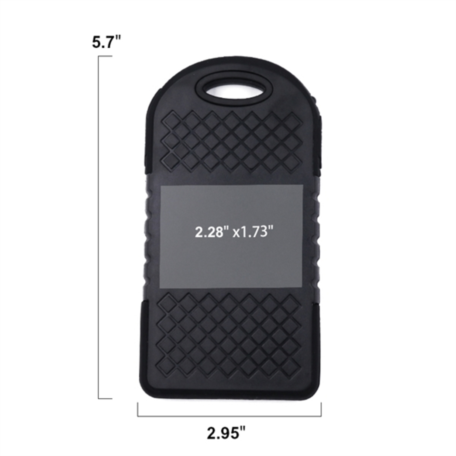 POPULAR 4000 MAH SOLAR POWER BANK WITH CARABINER 2