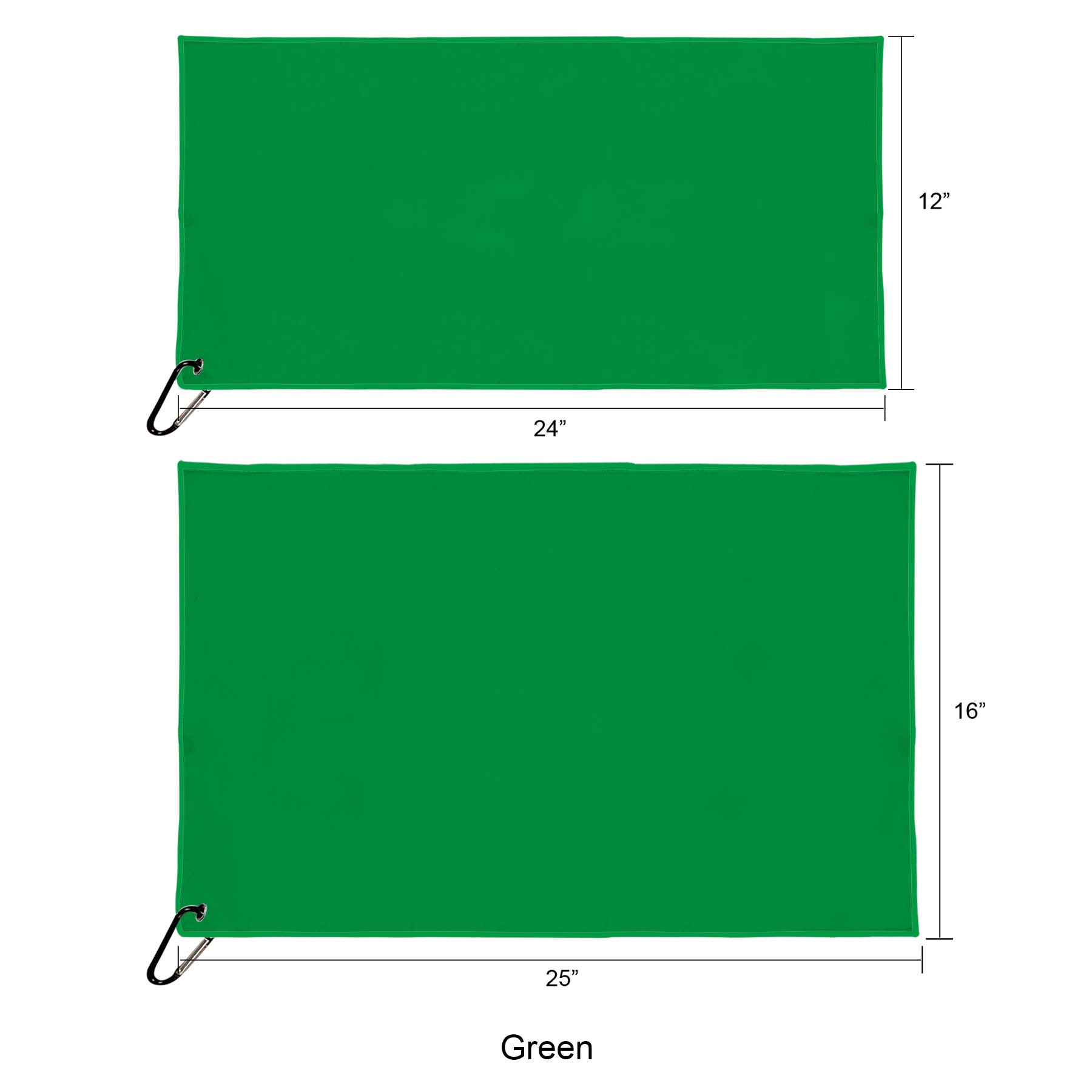 Free Shipping Full Color 200gsm Seude Microfiber Golf Towel 20
