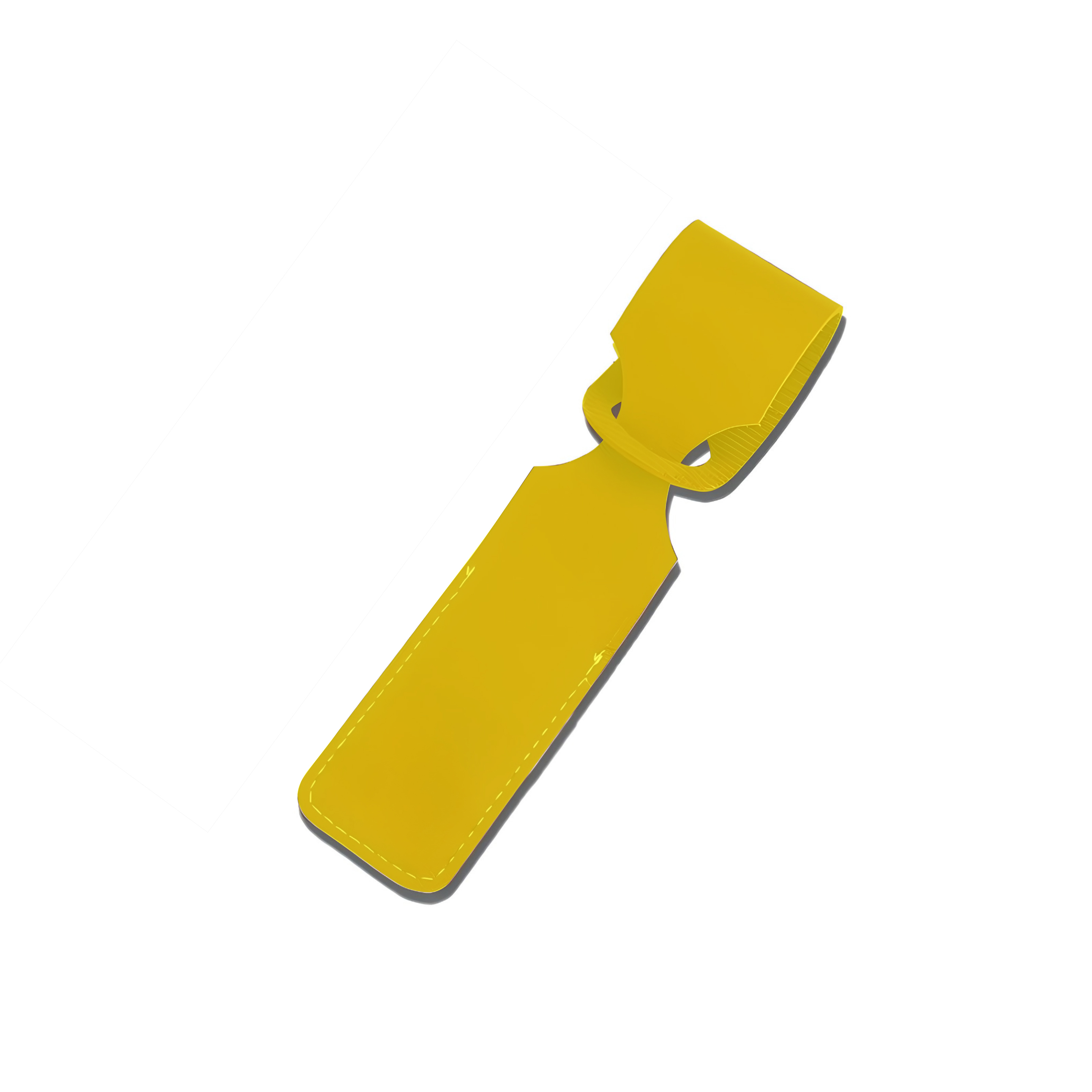 Strip Hanging PU Leather Luggage Tag 9