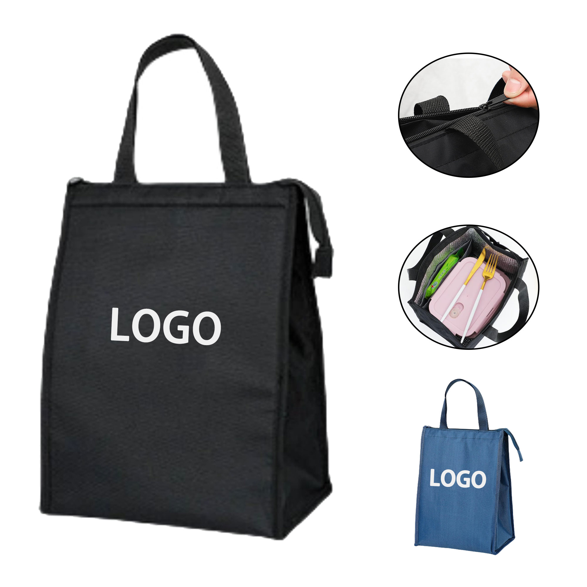 Oxford Cloth Insulated Aluminum Foil Lunch Refrigerated Bag 3