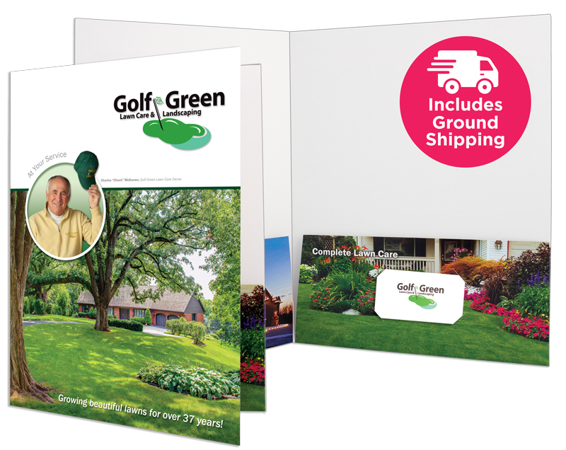 Full Color Quick Ship 2-Pocket Folder 5