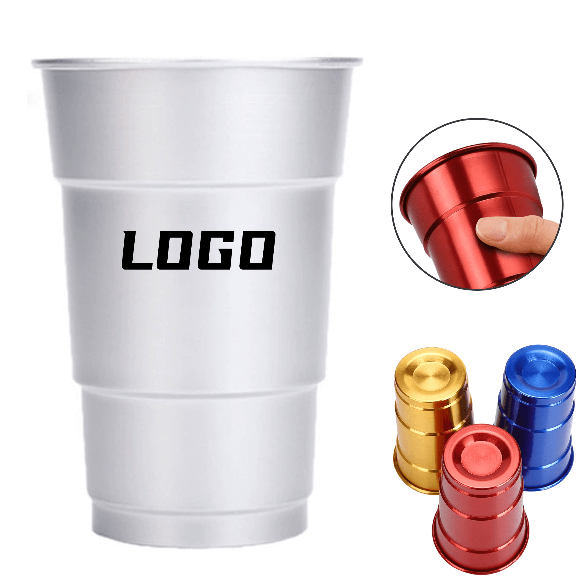 Reusable Aluminum Beer Cup 4