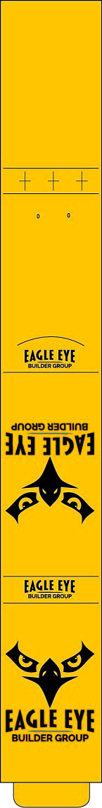 Golf Tee Matchbook w/Three 3 1/4" Tees & 2 Ball Markers Full Bleed