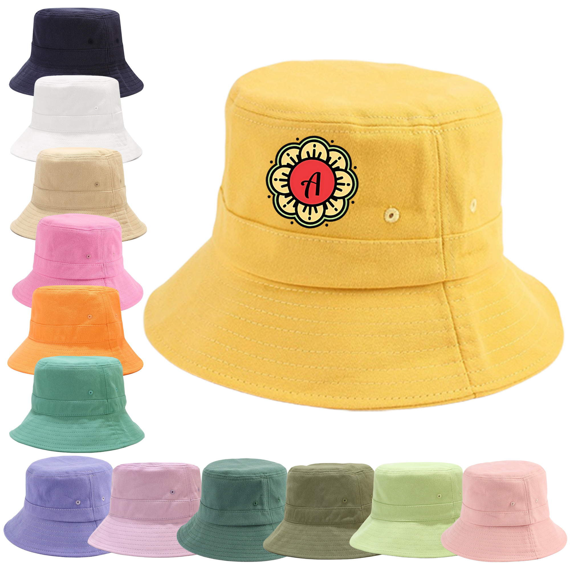 Trendy Cotton Beach Sun Hat 4