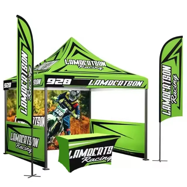 Personalized Pop Up Tent Canopy for Tradeshow Outdoor Events 5