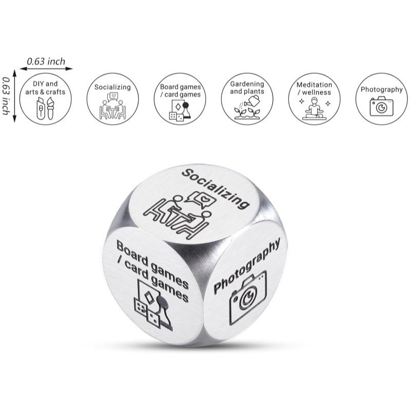 Stainless Steel Fun Dice 3