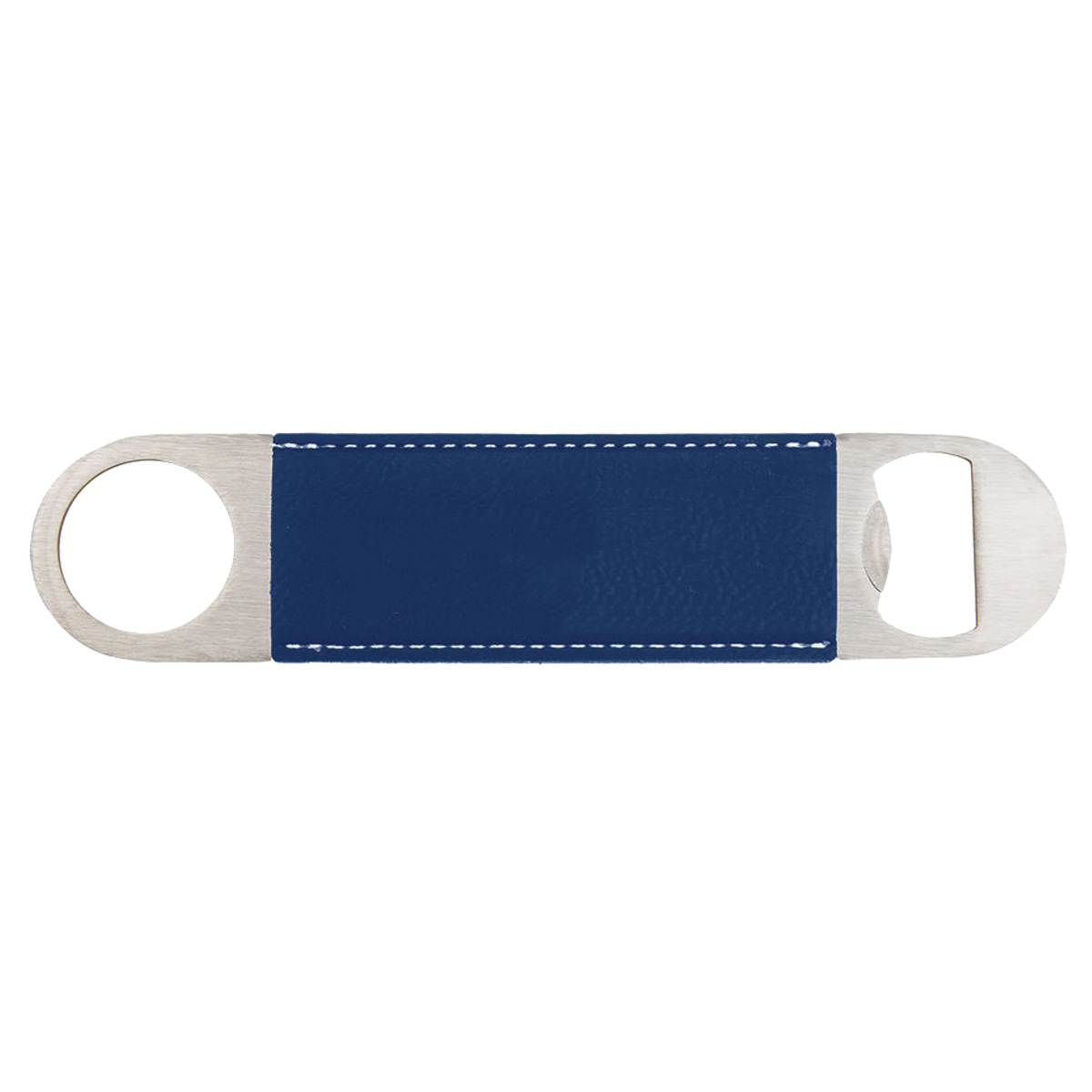 Blue/Silver Leatherette Bottle Opener 2