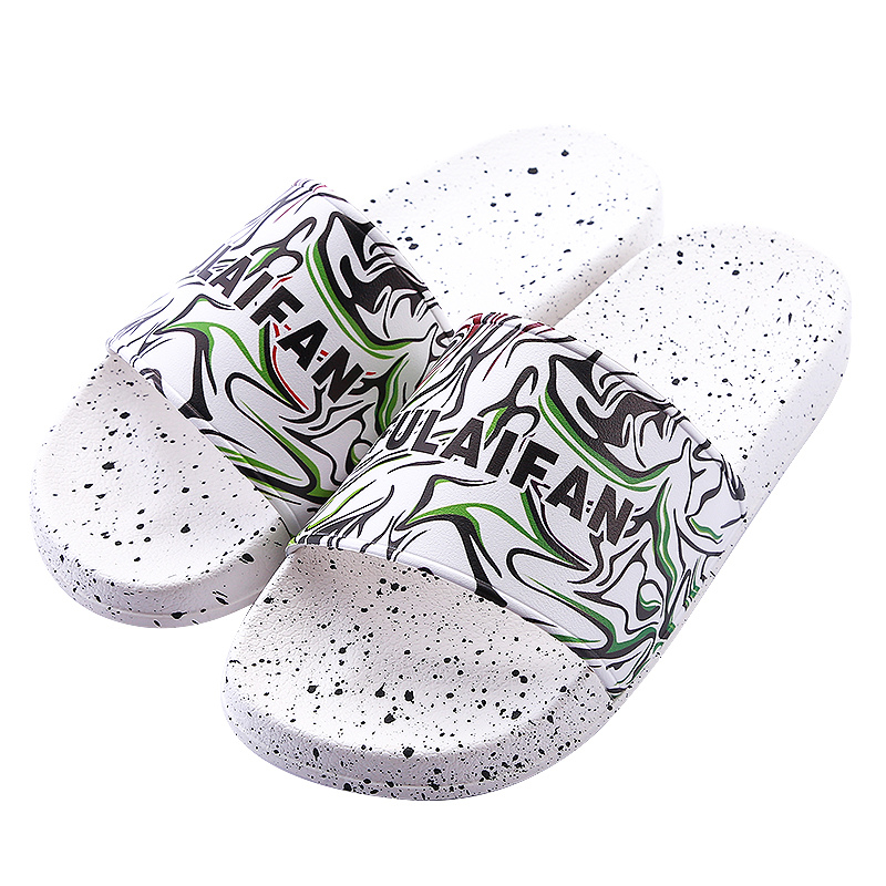 Dotted Summer Bath Slide Sandals 3