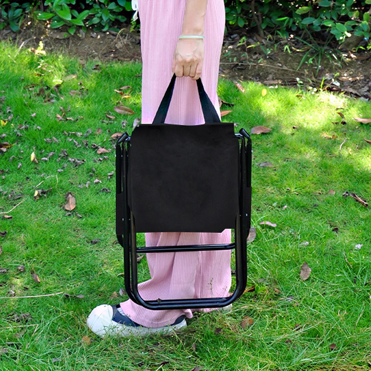 Portable Folding Cooler Chair With Insulated Bag 4